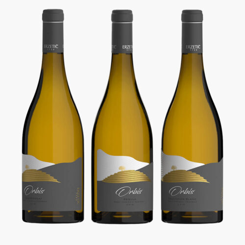 Orbis by Erzetic Orbis Wine Labels - Sauvignon Blanc, Chardonnay, Rebula - Erzetic WInery